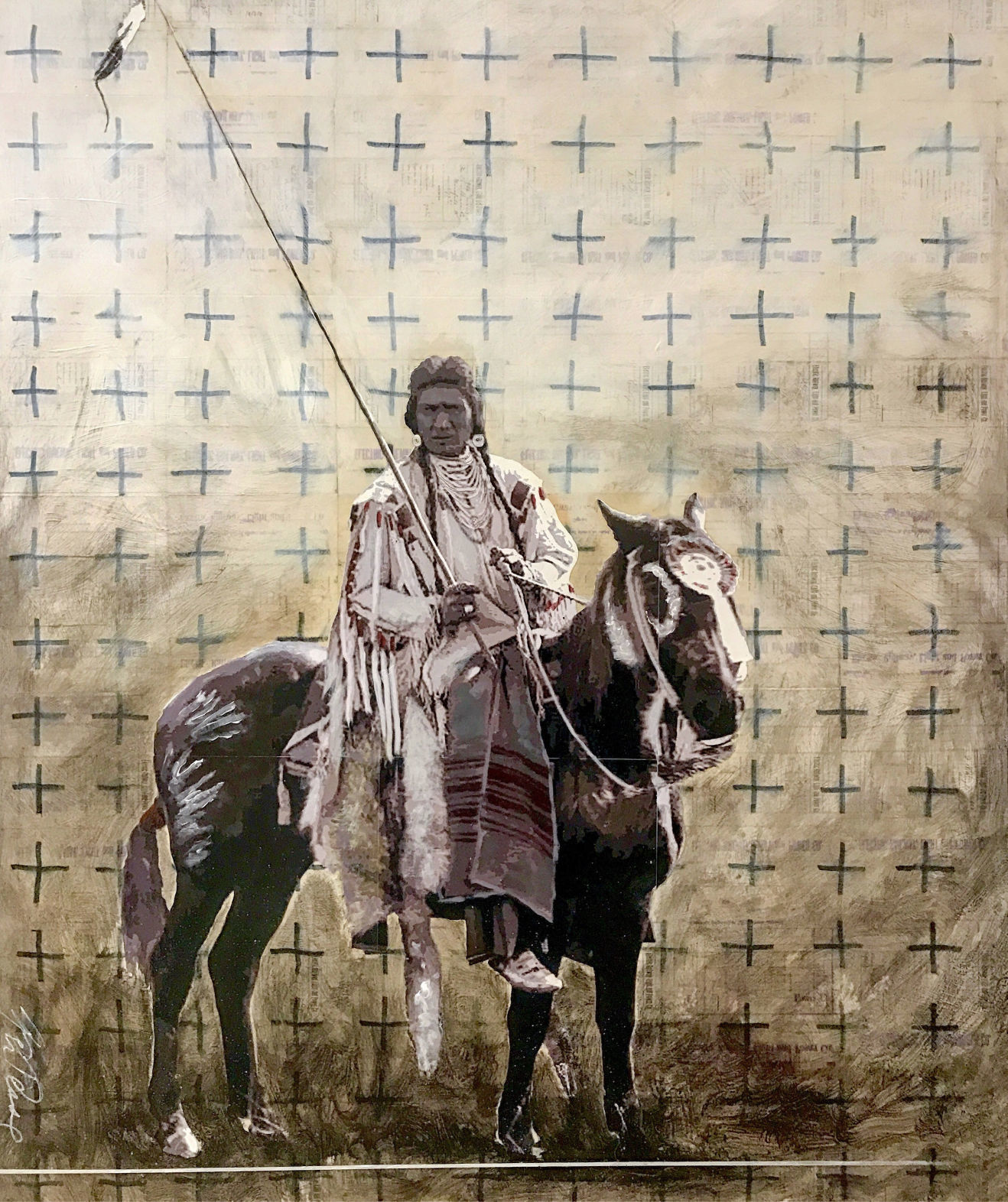 "A Keeper of Legacy-Cheete-Apsaalooke War Scout"